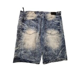 Red Ape Distressed Acid Wash Denim Y2K‎ Shorts Men Size 44